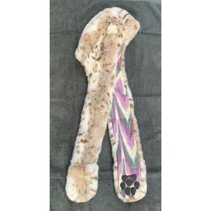 NWOT Snow Leopard Spirithood